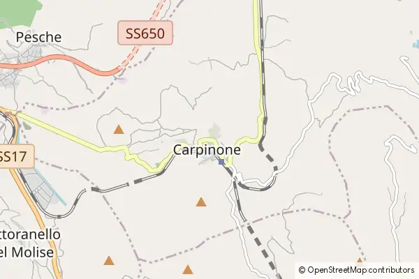 Karte Carpinone