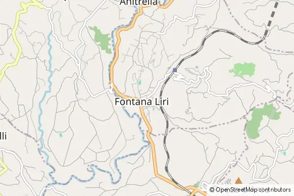 Karte Fontana Liri