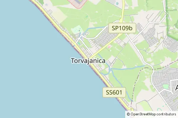 Karte Torvaianica