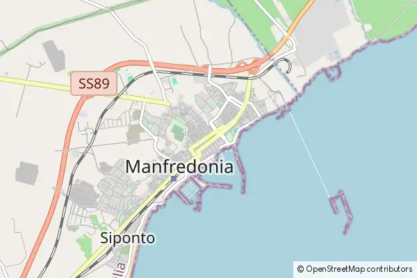 Karte Manfredonia