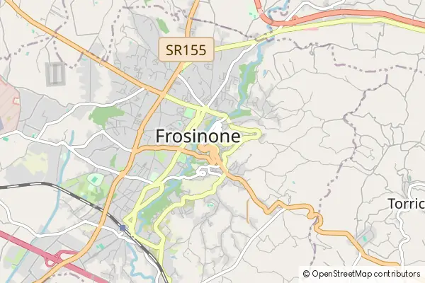 Karte Frosinone