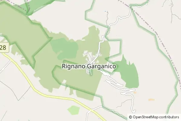 Karte Rignano Garganico