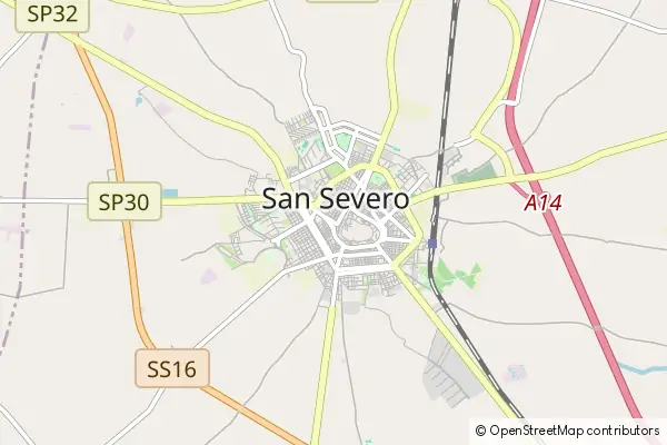 Karte San Severo