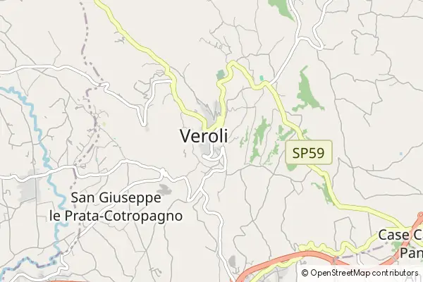 Karte Veroli