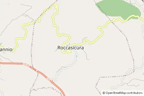 Karte Roccasicura