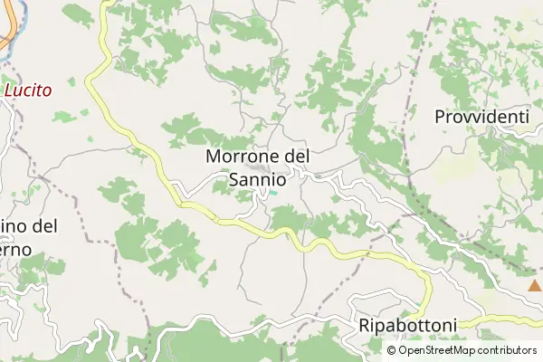 Karte Morrone del Sannio