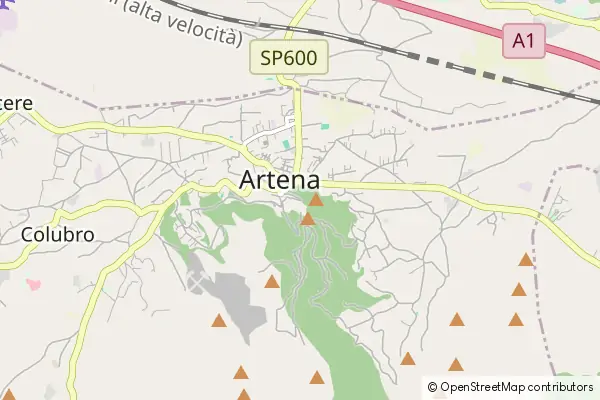 Karte Artena