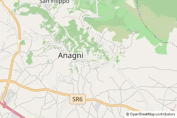 Karte Anagni