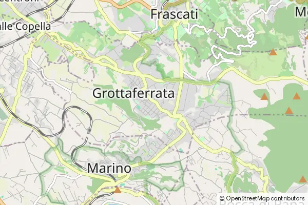 Karte Grottaferrata