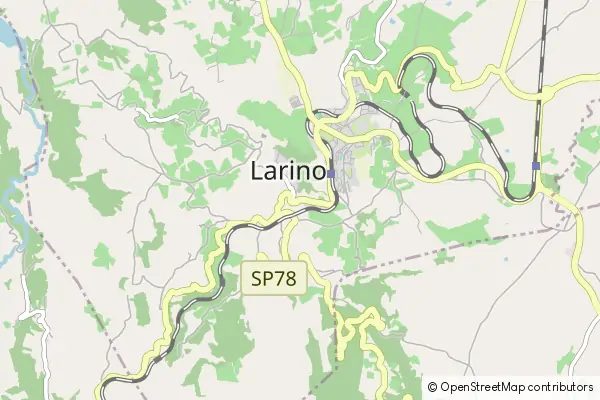 Karte Larino