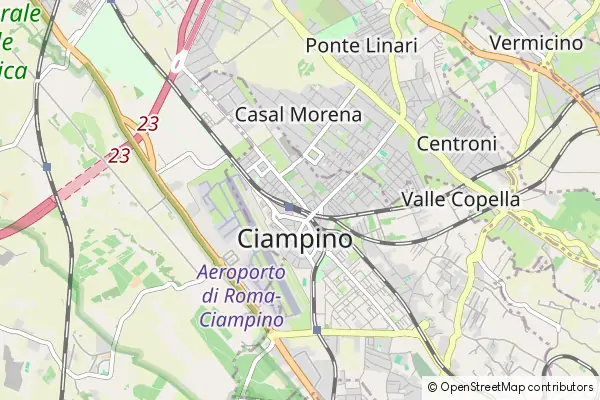 Karte Ciampino