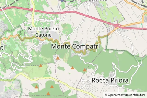 Karte Monte Compatri