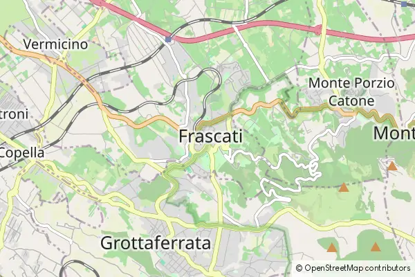 Karte Frascati