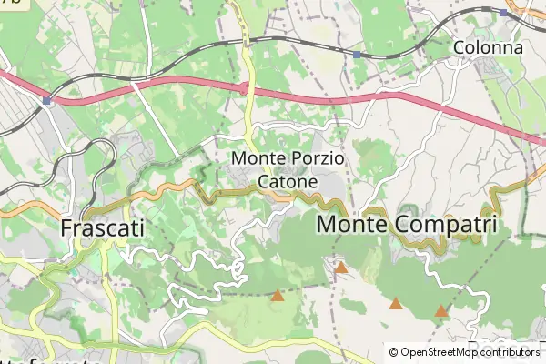 Karte Monte Porzio Catone