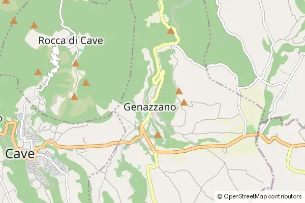 Karte Genazzano