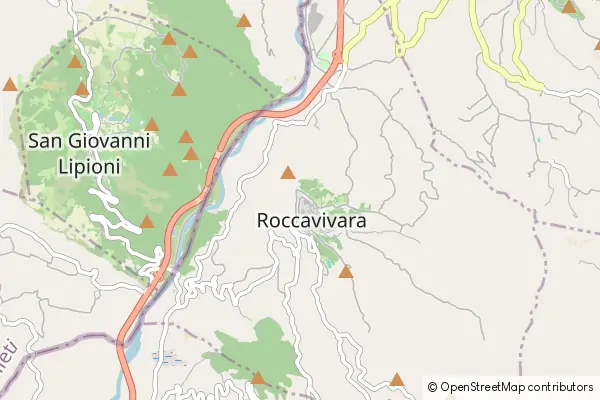 Karte Roccavivara