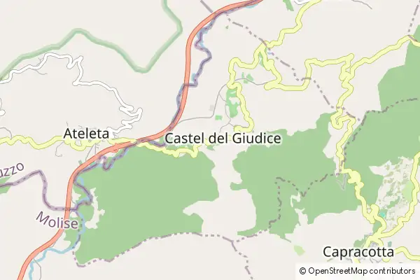 Karte Castel del Giudice