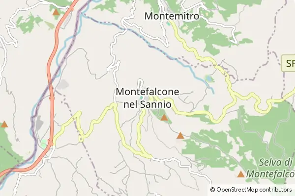 Karte Montefalcone nel Sannio