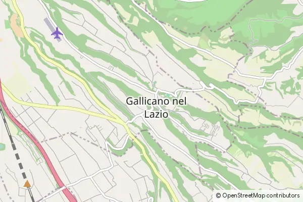 Karte Gallicano nel Lazio