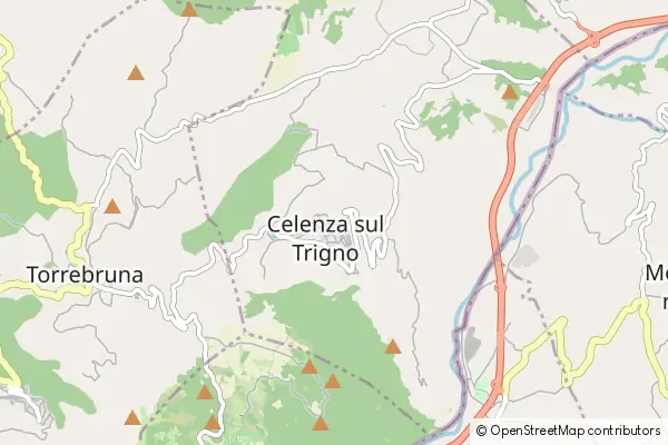 Karte Celenza sul Trigno