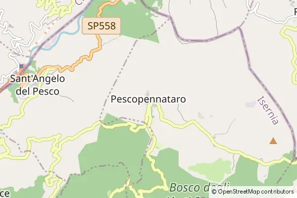 Karte Pescopennataro