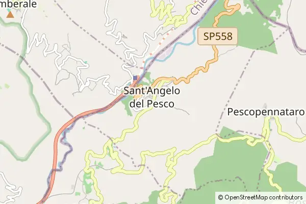 Karte Sant'Angelo del Pesco