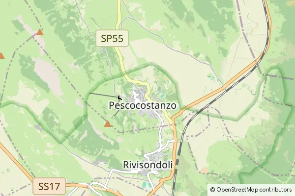 Karte Pescocostanzo