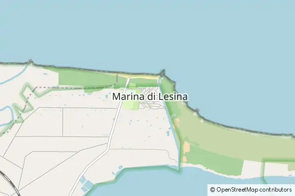 Karte Marina di Lesina