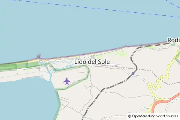 Karte Lido del Sole