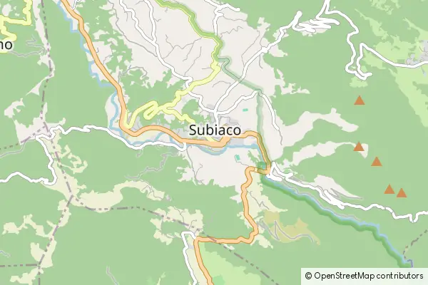 Karte Subiaco