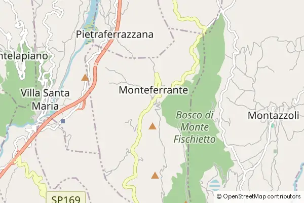 Karte Monteferrante