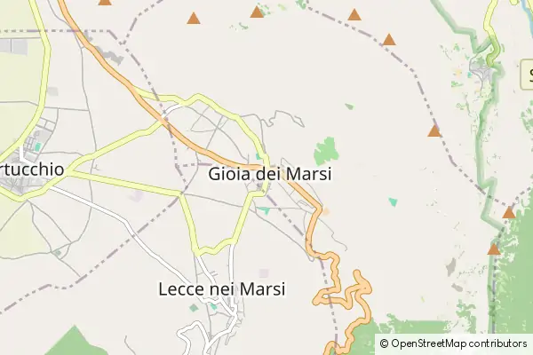 Karte Gioia dei Marsi