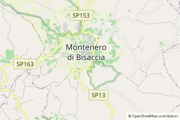 Karte Montenero di Bisaccia