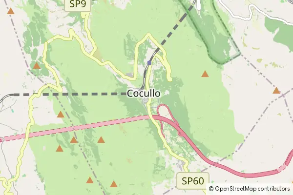 Karte Cocullo