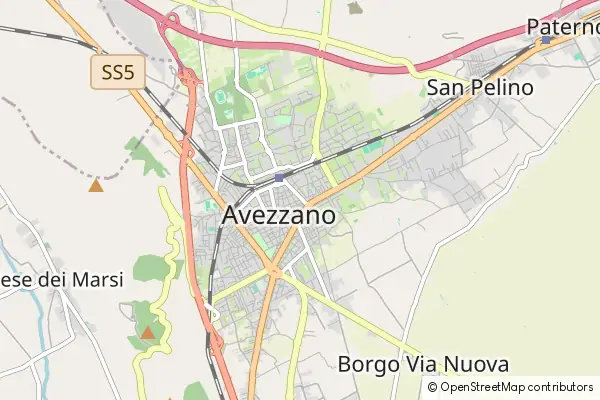 Karte Avezzano