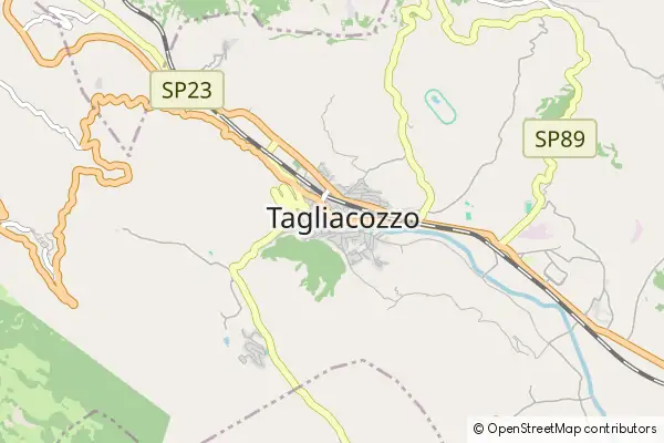 Karte Tagliacozzo