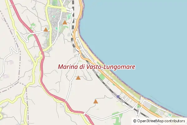 Karte Marina di Vasto