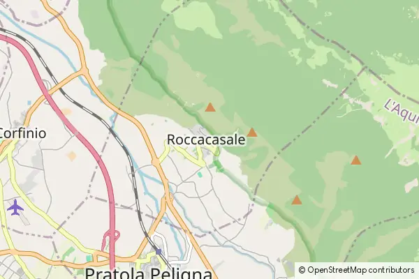 Karte Roccacasale