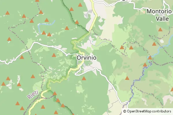 Karte Orvinio