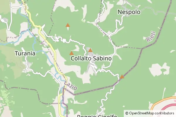 Karte Collalto Sabino