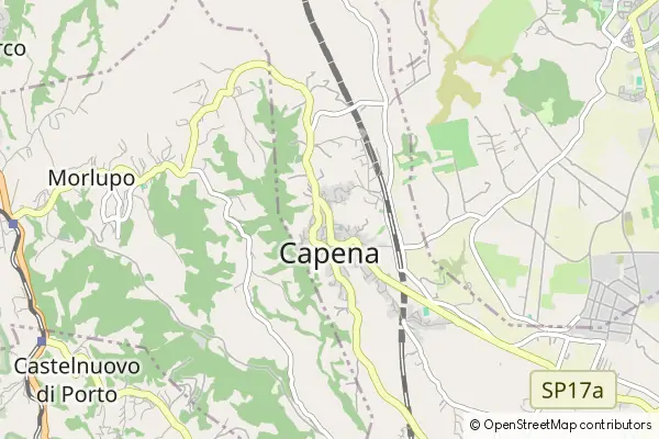 Karte Capena