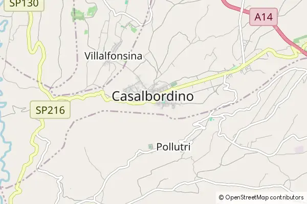 Karte Casalbordino