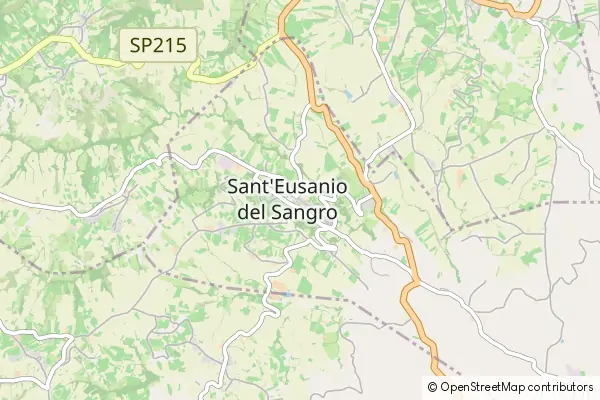 Karte Sant Eusanio del Sangro