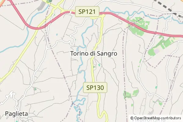 Karte Torino di Sangro