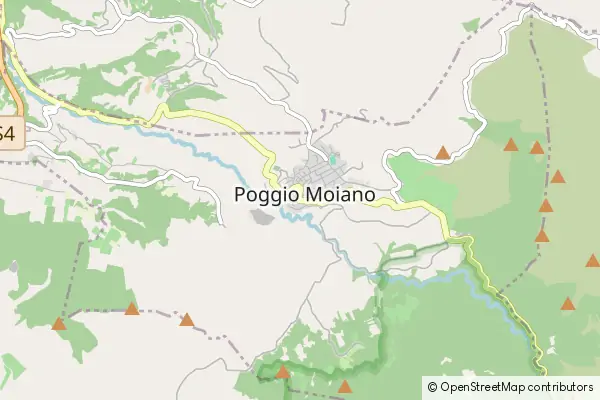 Karte Poggio Moiano