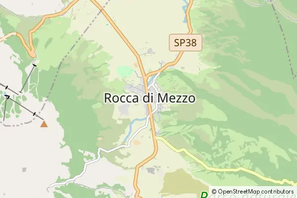 Karte Rocca di Mezzo