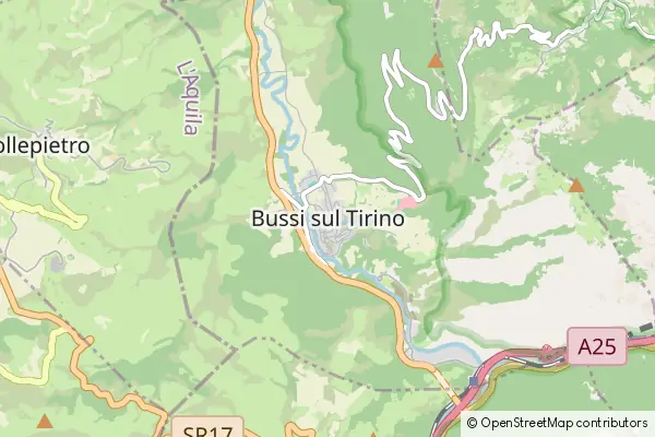 Karte Bussi sul Tirino