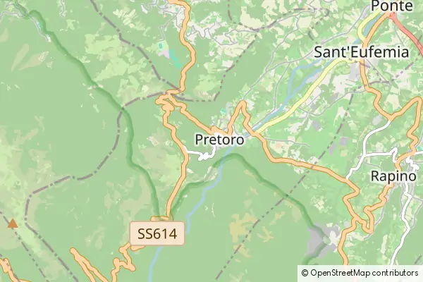 Karte Pretoro