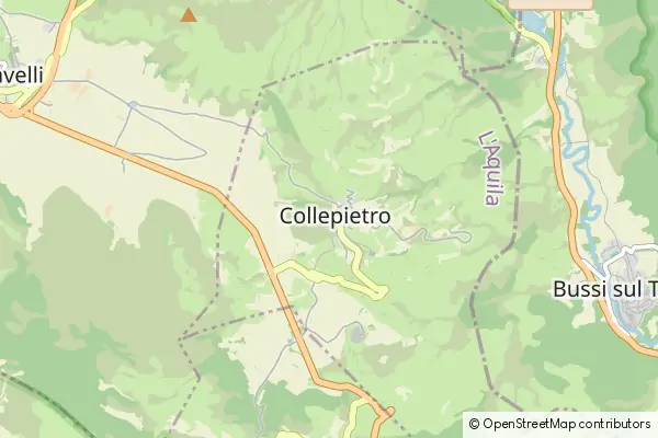 Karte Collepietro