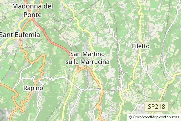 Karte San Martino sulla Marrucina